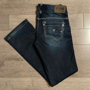 GUESS 1981 Daredevil Bootcut Low Rise Jeans. Size 28